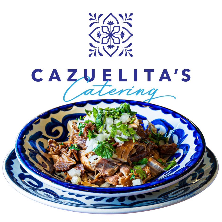 Tender pork carnitas served Cazuelita's style